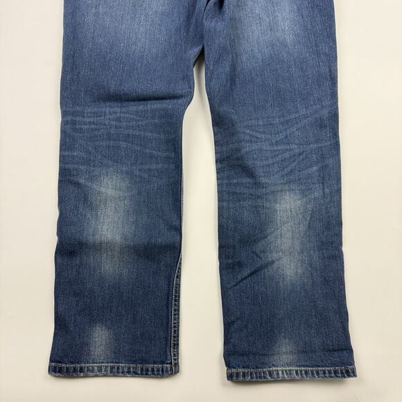 Levis 541 Athletic Taper Leg Denim Blue Jeans Tag 36x30 (37x28.5) Cotton Stretch - Picture 9 of 9